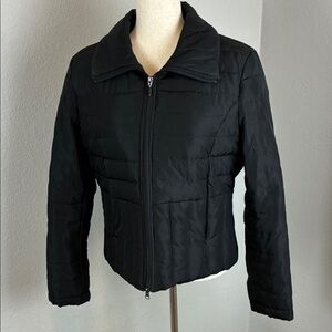 Kenneth Cole Reaction Black Puffer Jacket Women’s Size Large